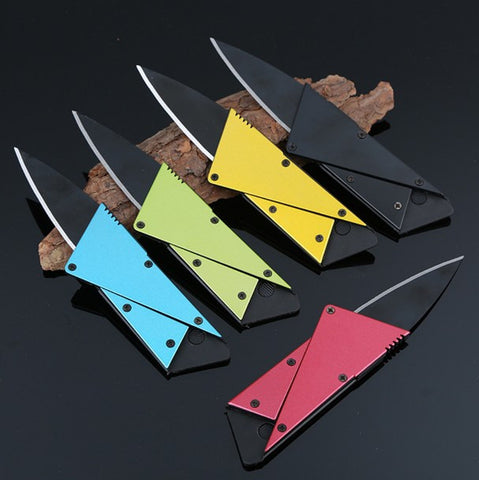 Portable Wallet Folding Metal Knife